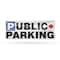 Signmission Public Parking Right, 36 Inch x 96 Inch, Vinyl Banner B-96-30823 - alternate 1