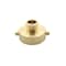 Firesafe 2-1/2" Female NH/NST X 1-1/2" Male NH/NST Brass Rigid Fire Hose/Hydrant Reducer Adapter w/Pin Lug 8612024 - alternate 1