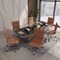Leisuremod Harris High-Back Faux Leather Office Chair, Light Brown HOT19LBRL - alternate 6
