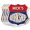 Signmission Nick's Workshop, 4 inch X 4 inch, Vinyl Decal, 5PK SHI-D-5PACK-4-489-NICK - alternate 1