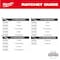 Milwaukee Tool Bit Socket, 3/8" Drive, Chrome, S2 Steel 45-34-1149 - alternate 5
