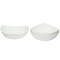 Homeroots White Six Piece Triangle Bone China Service For Six Bowl Set 483495 - alternate 8