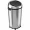 Hls Commercial 23 gal Round Indoor Metal Can, Silver, Touchless Sensor Lid, Stainless Steel, 17.5 in HLS23RC - alternate 1