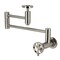 Kingston Brass Wall Mount Pot Filler Faucet, Brushed Nickel KS8108RX - alternate 1