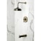 Kingston Brass Single-Handle Pressure Balanced Tub and Shower Faucet, Antique Brass KB6333AL - alternate 3