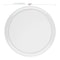 Smarty Had A Party Clear Flat Round Disposable Plastic Dinnerware Value Set, 240PK 830-CL-VP-CASE - alternate 4