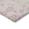 Homeroots 8' X 10' Pink Blush And Artichoke Green Floral Washable Indoor Outdoor Area Rug 589491 - alternate 3