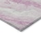 Homeroots 3' X 5' Pink And Silver Abstract Washable Indoor Outdoor Area Rug 618370 - alternate 4