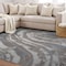 World Rug Gallery Marble Swirl Shag Area Rug 5 ft x 7 ft Blue WR131BLUE5X7 - alternate 4