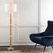 Jonathan Y Gregory 60.5" Metal/Marble LED Floor Lamp, Brass Gold/White JYL1088A - alternate 4