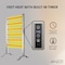 Anzzi Naple Series 6-Bar Aluminum Wall Mounted/Free Standing Electric Towel Warmer Rack  in Matte Finish TW-FS103AL - alternate 3