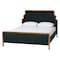 Baxton Studio Gerianne Velvet Platform Bed 267-14639-ZORO - alternate 1