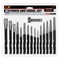 Performance Tool 16 pc. Punch and Chisel Set, CrV Steel, Auto Mechanics, Tray W7540 - alternate 2