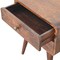 Homeroots 22" Brown Solid Wood Two Drawer Nightstand 651778 - alternate 6