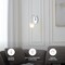Vidalite Nimbus 1-Light Polished Nickle Wall Sconce Light with Snow White Glass Shades, Contemporary Style CE1013068 - alternate 5