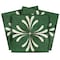 Homeroots 6" x 6" Green And Gray Vinyl Arabesque Peel And Stick Removable Tiles 569326 - alternate 7