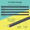 Lockermate By Bostitch MeasureMate Learning Ruler, Four-sided Math Tool, Black, 2-Pack 10450-2PK - alternate 3
