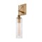 Troy Lighting Shenandoah 1 Light Exterior Wall Sconce, Patina Brass, 4.75 In x 22 In B8022-PBR - alternate 1