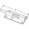 Prime-Line Door and Gate, Slide Barrel Bolt Latch 5 inch with Screws, Galvanized with Brass Bolt and Knob U 117603 - alternate 5