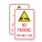 Signmission Tow Away Zone with Graphic, 12'' X 18'' 2 Signs, Heavy Gauge Aluminum, 2PK A-1218-2PACK-22799 - alternate 1