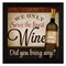Homeroots We Only Serve the Finest Wine Black Framed Print Wall Art 405466 - alternate 1
