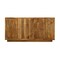 Homeroots 72in Natural Distressed Solid Wood Carved Geometric Sideboard with Four Doors 488643 - alternate 1