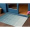 Homeroots 3' X 5' Teal Blue And Ivory Ombre Washable Indoor Outdoor Area Rug 595835 - alternate 1