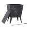 Sunjoy 18 in Steel Wood Burning Fire Pit with Poker and PVC Cover for Patio A301058510 - alternate 4