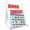 Signmission Bingo Tonight, 36 Inch x 24 Inch A-frame Yard Sign, Plastic Sign SBC-2436-Bingo Tonight - alternate 1