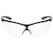 Mcr Safety Klondike (KD7), Safety Glasses, Anti-Fog, Clear Lens, Black/Gray Frame, Half Frame KD710PF - alternate 2