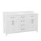 Flash Furniture Vega 60 Inch Double Vanity w/2 Sinks, 2 Storage Cabinets w/Soft Close Doors and 6 Drawers, White FS-BN-2-60-WH-GG - alternate 7