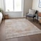 Homeroots 10' X 14' Copper And Beige Floral Washable Indoor Outdoor Area Rug 605084 - alternate 5