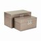 Homeroots Set of Two Gray Wood And Shagreen Box With Lid, 2PK 489357 - alternate 5