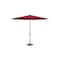 Treasure Garden 11 ft Patio Umbella, aluminum, fiberglass ribs, outdoor, Jockey Red UM841-00 5403 Jockey Red - alternate 1