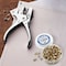 Kings County Grommet Tool Document Fastener w/ Eyelets Brass-Plated Grommet Press Punches & Rivets Pliers GW25S07-25S07-03 - alternate 4