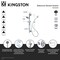 Kingston Brass Shower System with Slide/Grab Bar and Hand Shower, Chrome KAK2521D - alternate 2