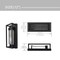 Beyond Led Technology LUXE, LED Crystal Wall Sconce, 12 Watt, 420 LM, Adj CCT 2700K-5000K, 120V, 12.2 inch, IP65 157037 - alternate 5