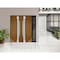 Vdomdoors Steel Double Doors Deux 1713 Natural Oak Stainless Inserts Single Modern Painted DEUX1713DEXD-OAKB-RH-W72 x H80 - alternate 5