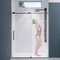 Anzzi Madam Series 76 in. x 50-54 in. Frameless Sliding Shower Door in Matte Black, 3/8 in Clear Glass SD-AZ13-03MB - alternate 8