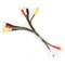 Deejay Led Single RCA to Four RCA output male to male in a pair TBH2RCAMTO8RCAM - alternate 1