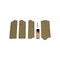 K&M Mfg Corner Post Kit for John Deere 55-55 Utility Series Tractors Tan Cloth 4091 - alternate 1