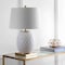 Jonathan Y Diamond 25.5 in. LED Glass/Metal Table Lamp, White/Gold Leaf JYL5043A - alternate 3
