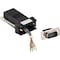 Black Box Black Box DB9 to RJ45 Serial Modular Adapter, DB9 RS-232 Male to RJ45 Female, Gray FA4509M-GY - alternate 1