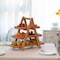 Vintiquewise 3-Tier Wooden Tray Farmhouse Inspired Cupcake Stand Dessert Platter Pastry Holder Appetizer QI004774 - alternate 4