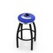 Holland Bar Stool Co 30" Blk Wrinkle Vancouver Canucks Swivel Bar Stool, Chrome Ring L8B2C30VanCan - alternate 1
