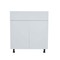 Cambridge Radiance 36in.Wx24in.Dx34.5in.H Ready to Assemble Slab Sink Base Kitchen Cabinet in White Gloss SA-SB36-WG-KIT - alternate 1