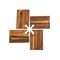 Picnic Time Family Of Brands Rectangle Wine Appetizer Plate Set of 4 875-04-512-000-0 - alternate 5