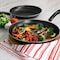 Gibson Everyday Highberry 2 Piece 12in and 10in Frying Pan Set in Metallic Grey 127787.02 - alternate 5