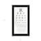 Homeroots Eye Chart II 1 Black Framed Print Wall Art 405341 - alternate 3