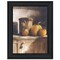Homeroots Crocks and Pumpkins Black Framed Print Wall Art 407403 - alternate 1